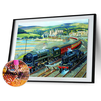 Train - Full Square Drill Diamond Painting 50*40CM