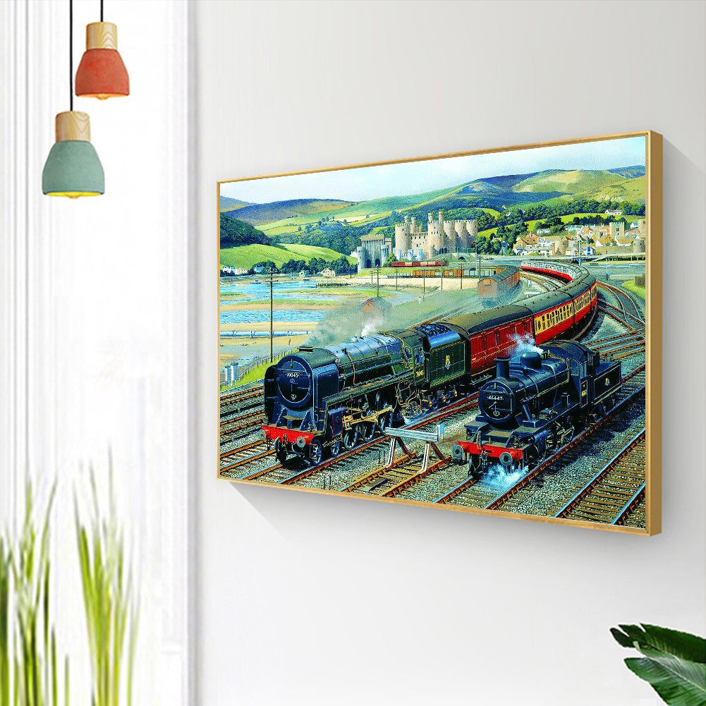 Train - Full Square Drill Diamond Painting 50*40CM