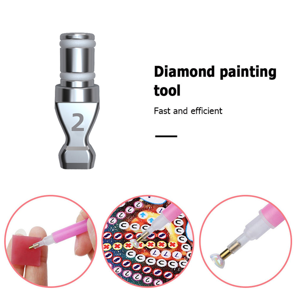 Rhinestones Head Diamond Painting Point Drill Pen Tips DIY Arts Decor Craft