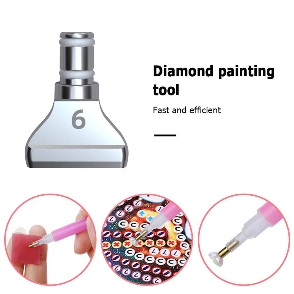 Rhinestones Head Diamond Painting Point Drill Pen Tips DIY Arts Decor Craft