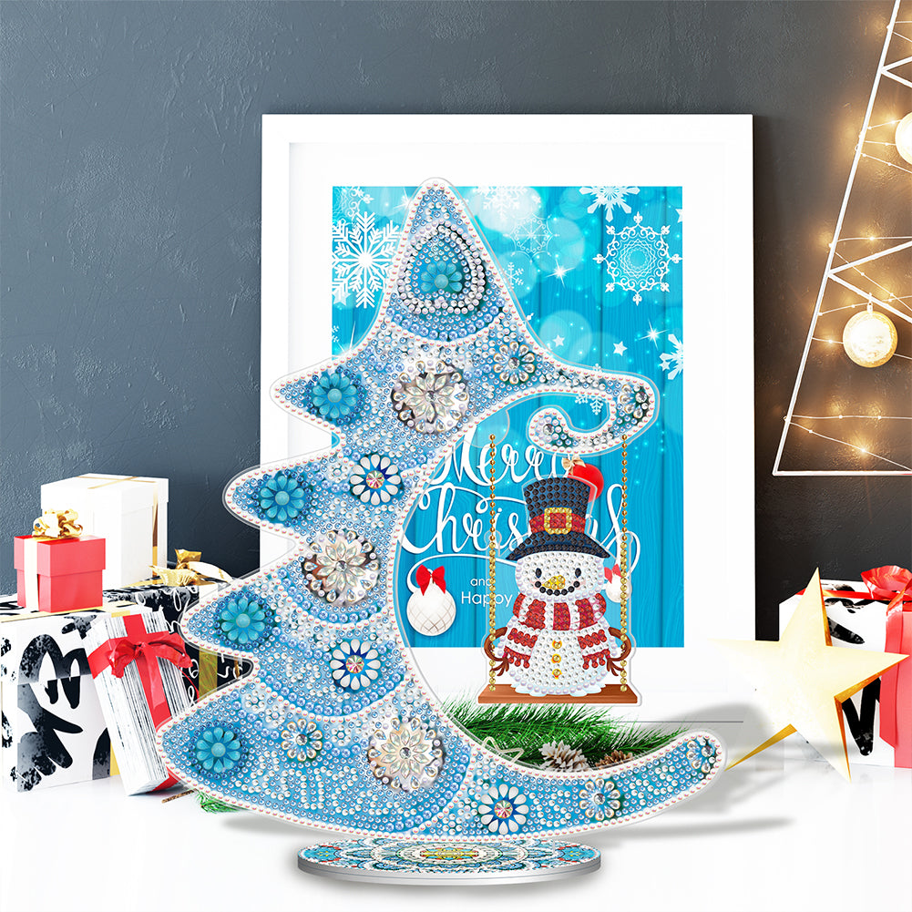 Special Shaped Diamond Painting Christmas Desktop Ornament Embroidery Craft