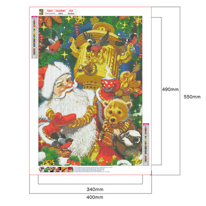 Santa Claus - Full Round Drill Diamond Painting 40*55CM