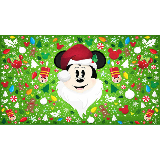 Cartoon Mouse - Full Round Drill Diamond Painting 60*30CM