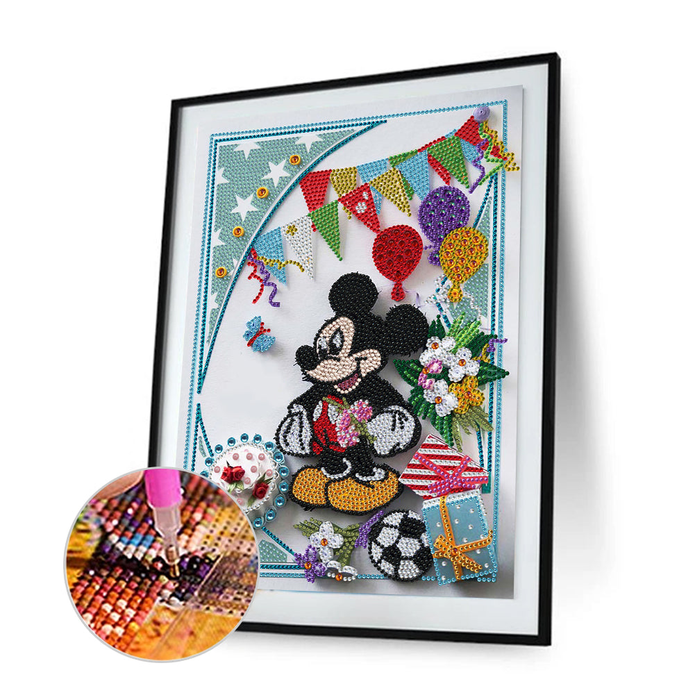 Mouse - Special Shaped Drill Diamond Painting 30*40CM