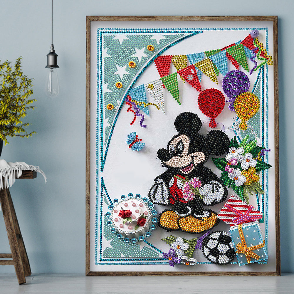 Mouse - Special Shaped Drill Diamond Painting 30*40CM