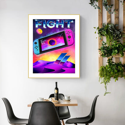 Game - Full Round Drill Diamond Painting 30*40CM