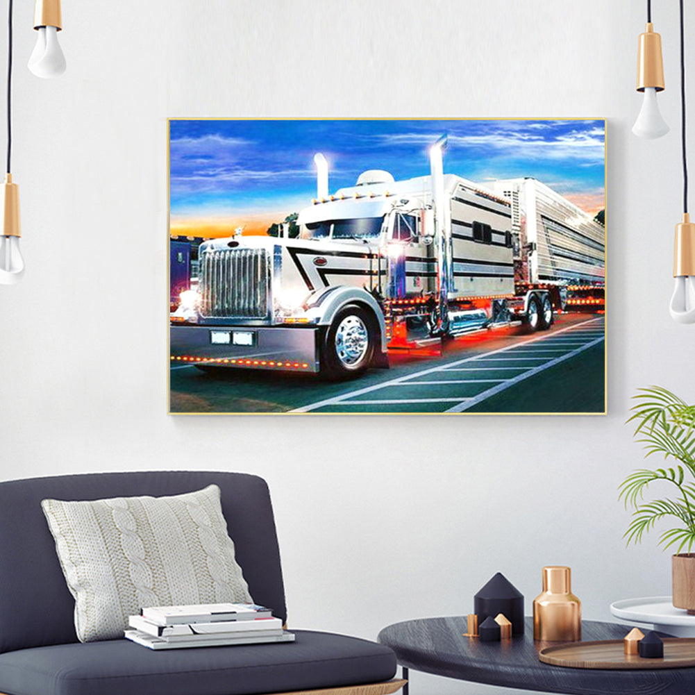 Truck - Full Round Drill Diamond Painting 40*30CM