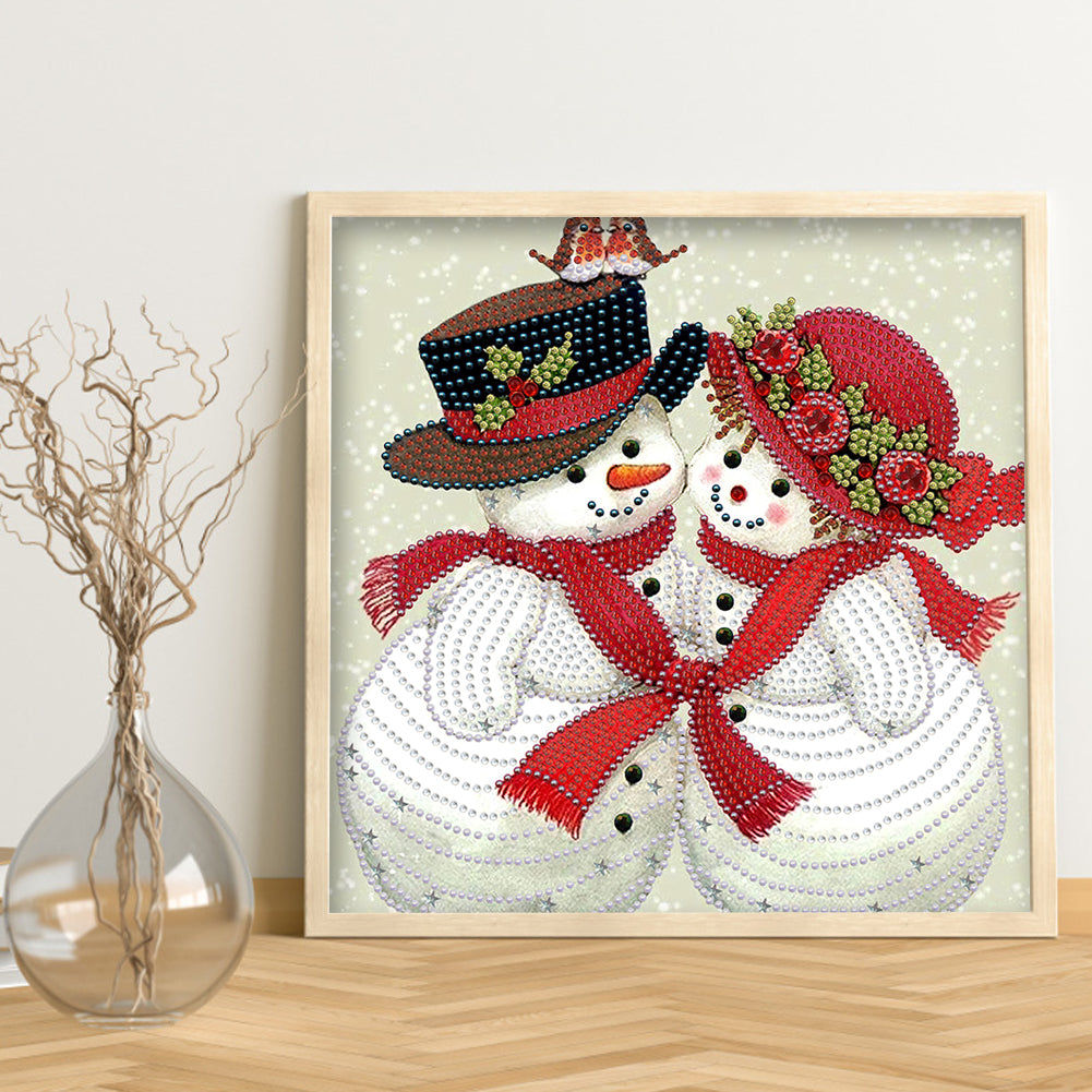 Snowman - Special Shaped Drill Diamond Painting 30*30CM