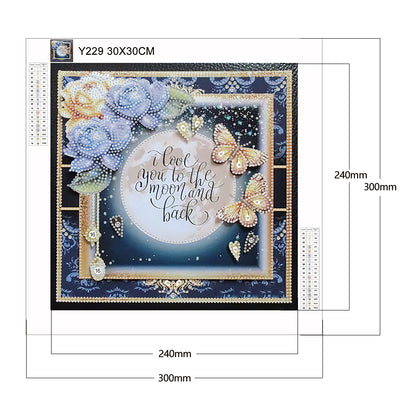 Love Letter - Special Shaped Drill Diamond Painting 30*30CM