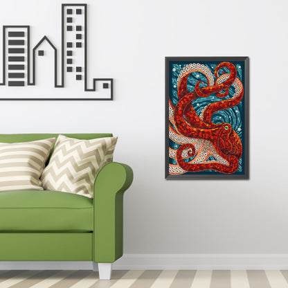 Octopus - Full Round Drill Diamond Painting 40*60CM