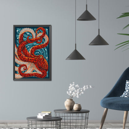 Octopus - Full Round Drill Diamond Painting 40*60CM