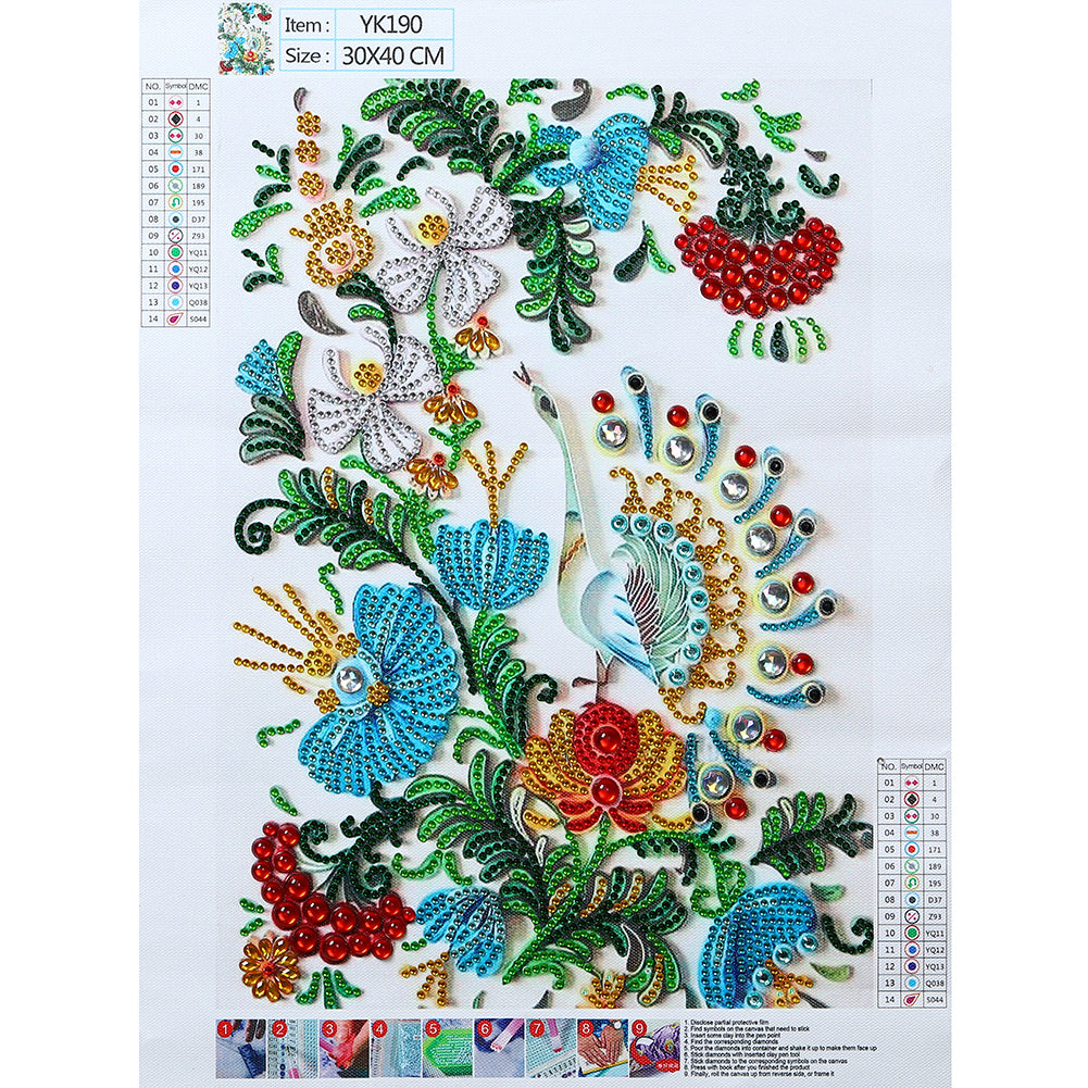 Paper Quilling - Special Shaped Drill Diamond Painting 30*40CM