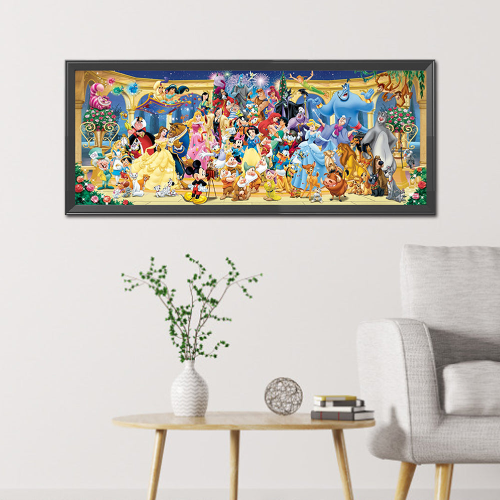 Cartoon Family - Full Square Drill Diamond Painting 110*50CM