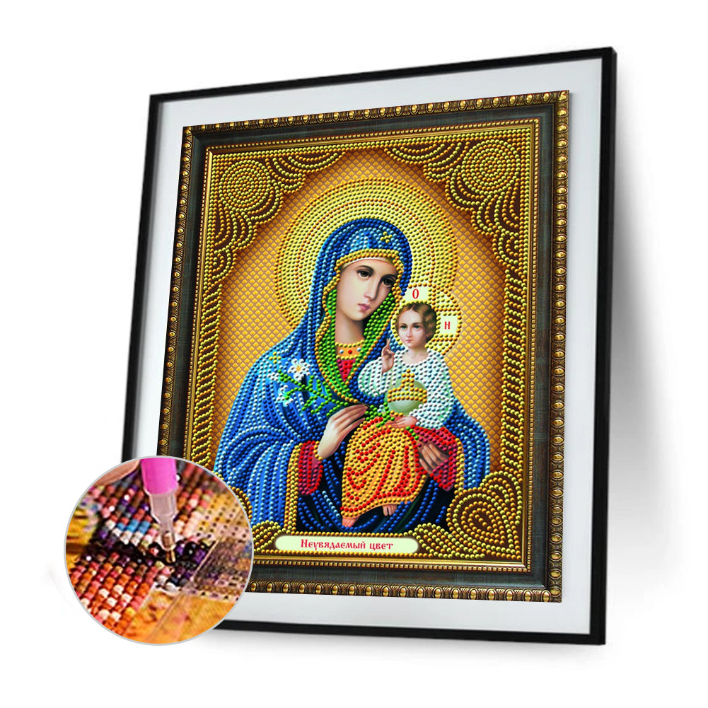 Religious Figures - Special Shaped Drill Diamond Painting 35*40CM