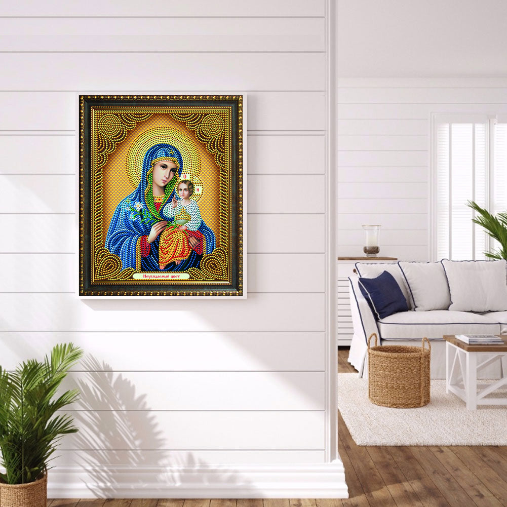 Religious Figures - Special Shaped Drill Diamond Painting 35*40CM