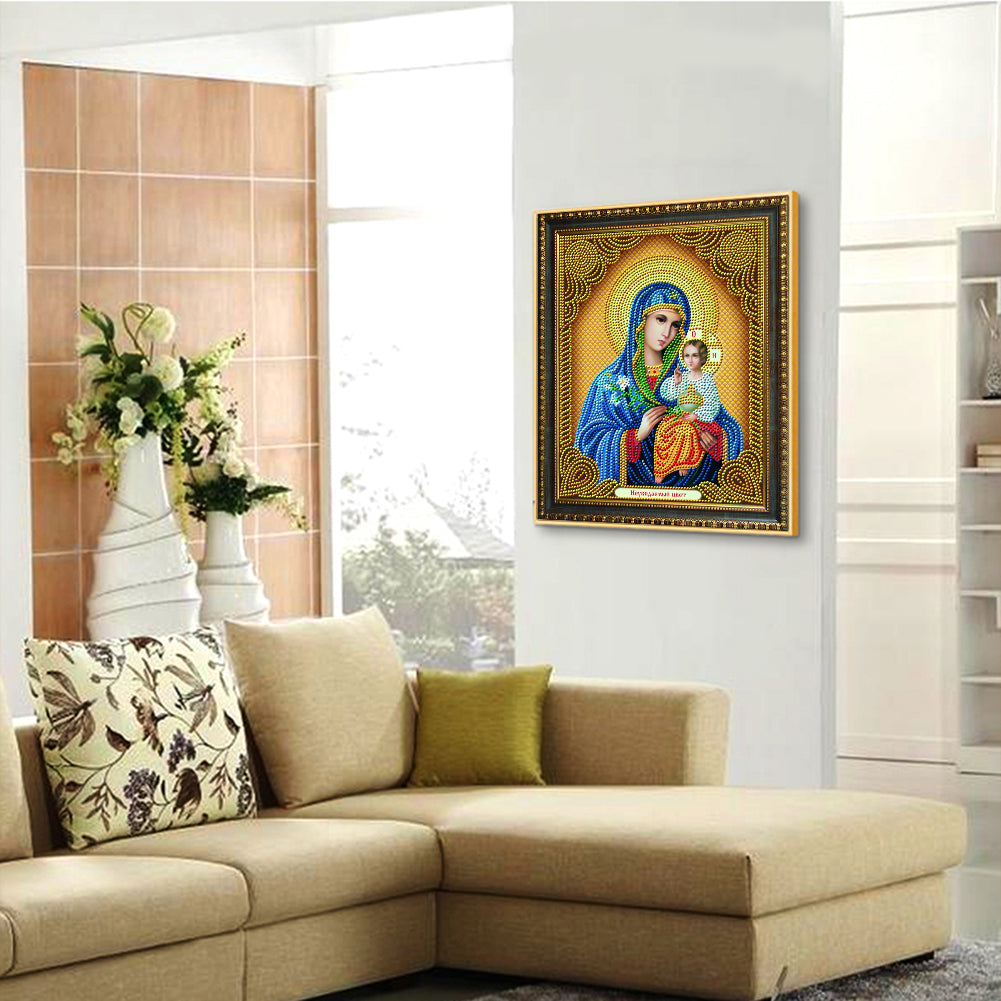 Religious Figures - Special Shaped Drill Diamond Painting 35*40CM