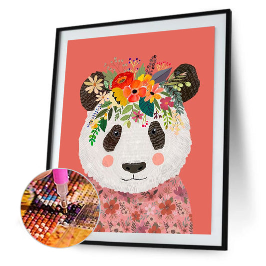 Panda - Full Round Drill Diamond Painting 30*40CM