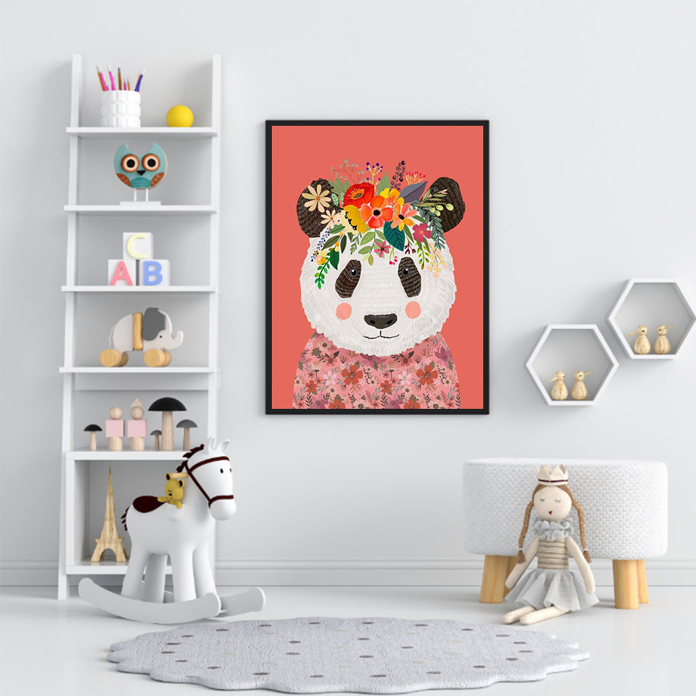 Panda - Full Round Drill Diamond Painting 30*40CM