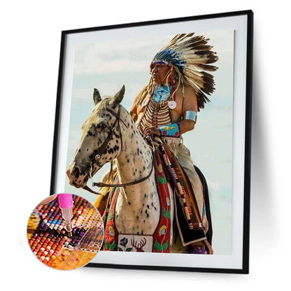 Horse Woman - Full Square Drill Diamond Painting 30*40CM