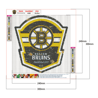 Ice Hockey - Full Round Drill Diamond Painting 30*30CM