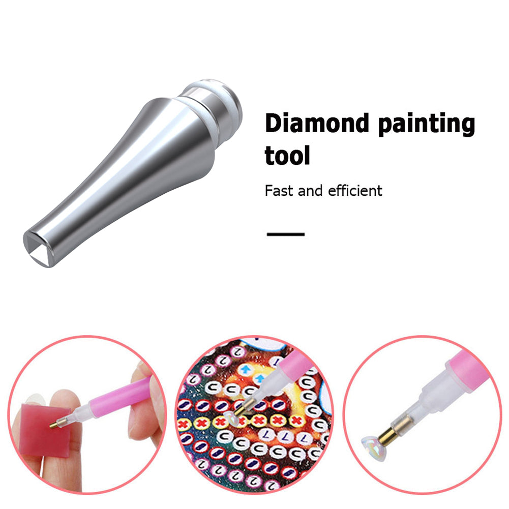 13pcs 5D Diamond Painting Point Drill Pen Tip Pen Heads Replaceable Pen Nib