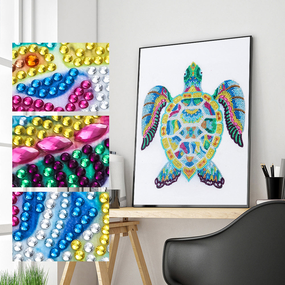 Turtle - Special Shaped Drill Diamond Painting 30*40CM