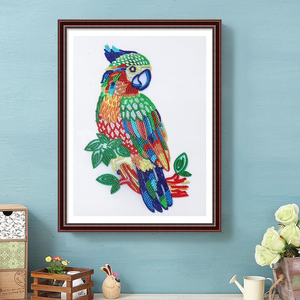 Parrot - Special Shaped Drill Diamond Painting 30*40CM