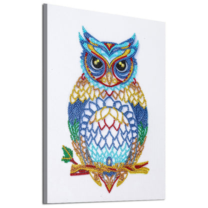 Owl - Special Shaped Drill Diamond Painting 30*40CM