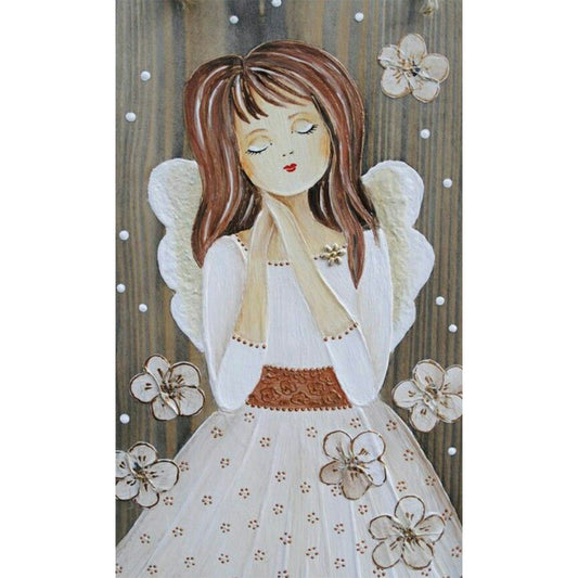 Angel Girl - Full Round Drill Diamond Painting 30*50CM