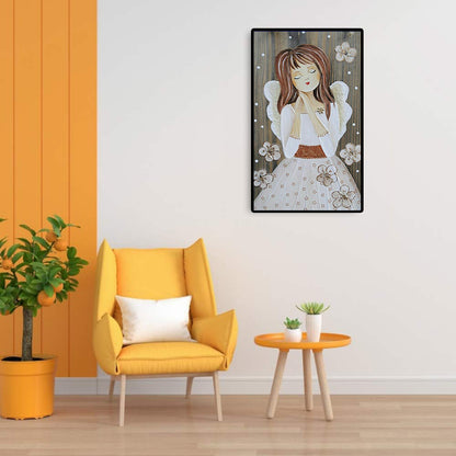 Angel Girl - Full Round Drill Diamond Painting 30*50CM