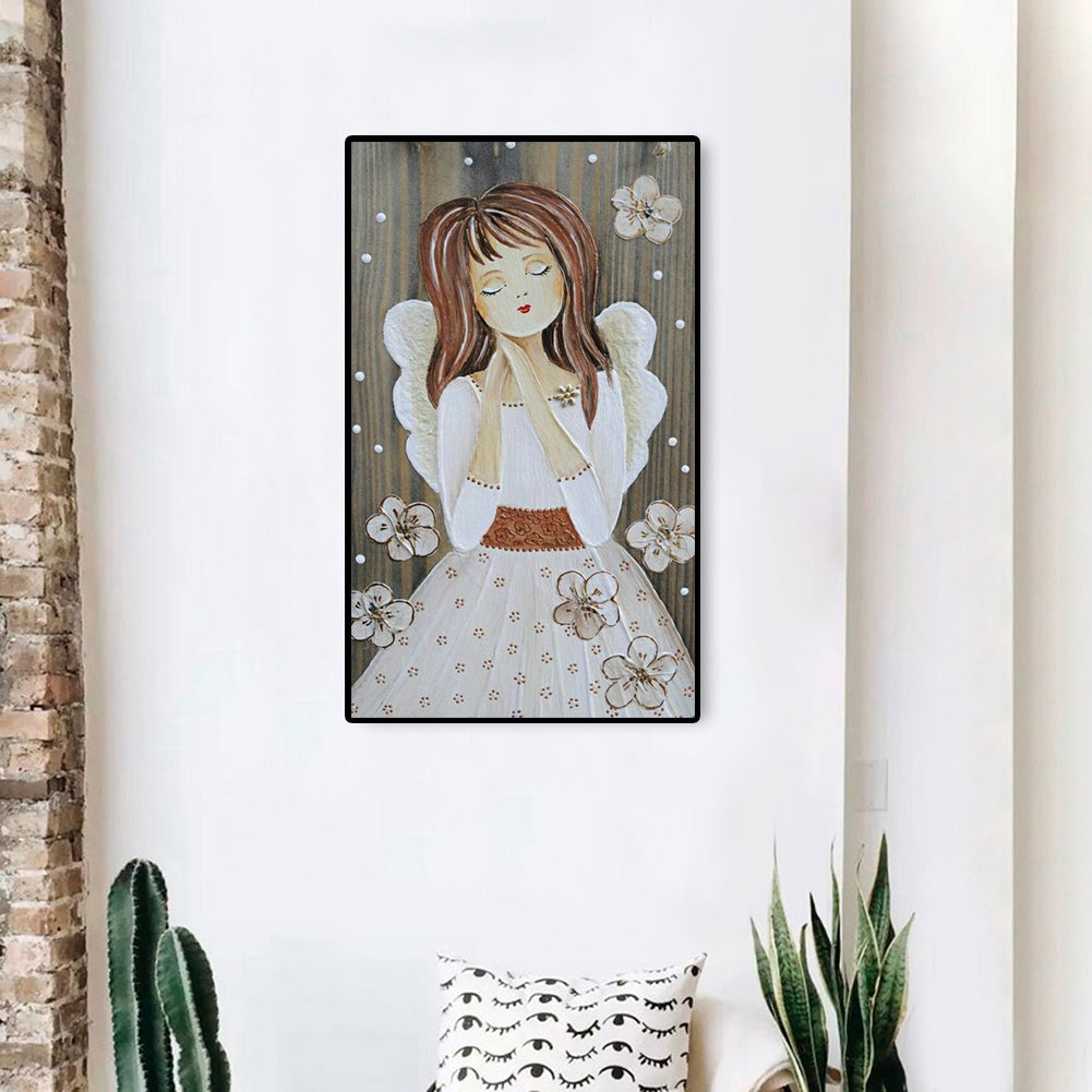 Angel Girl - Full Round Drill Diamond Painting 30*50CM