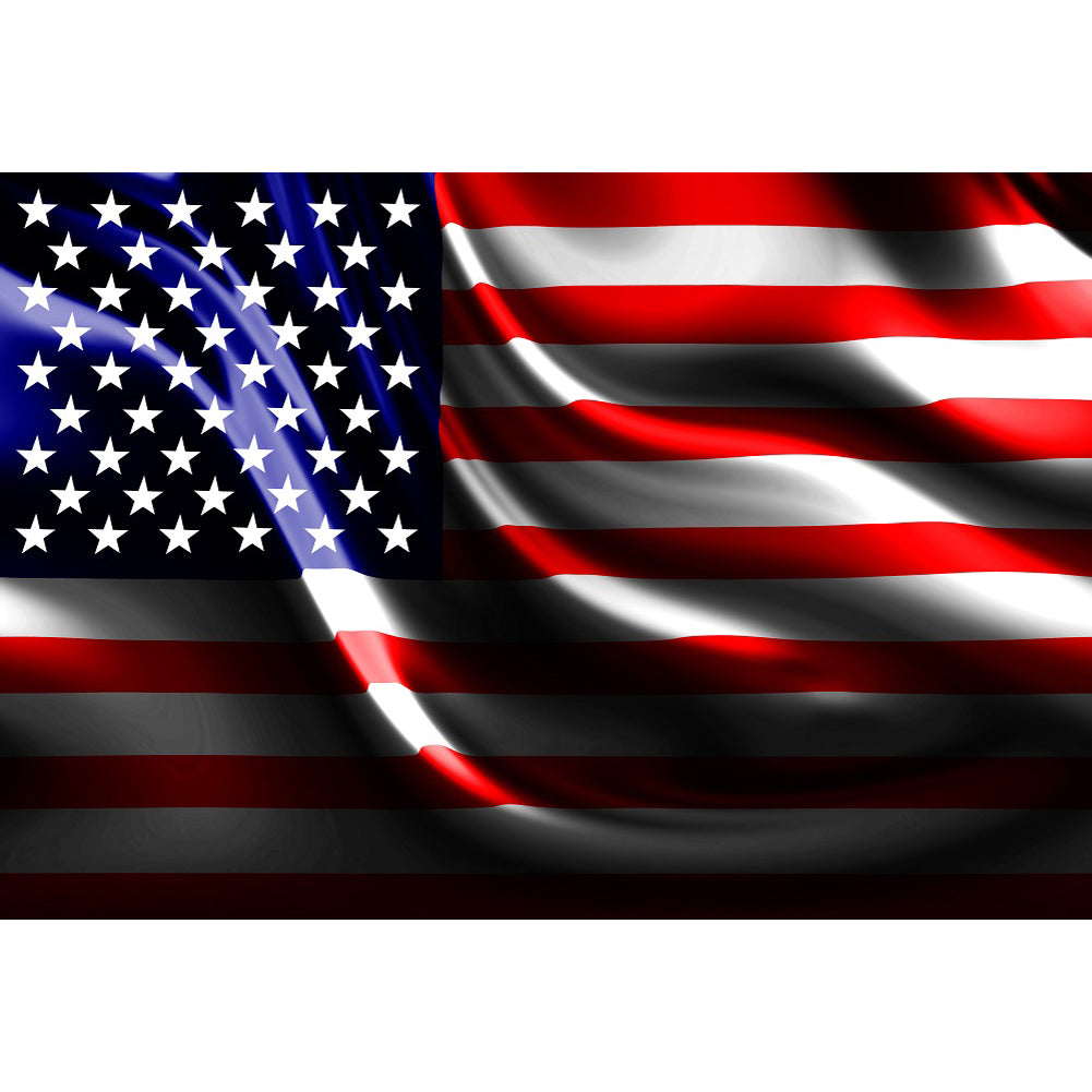 National Flag - Full Round Drill Diamond Painting 40*30CM