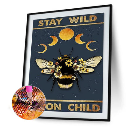 Star Moon - Full Round Drill Diamond Painting 30*40CM