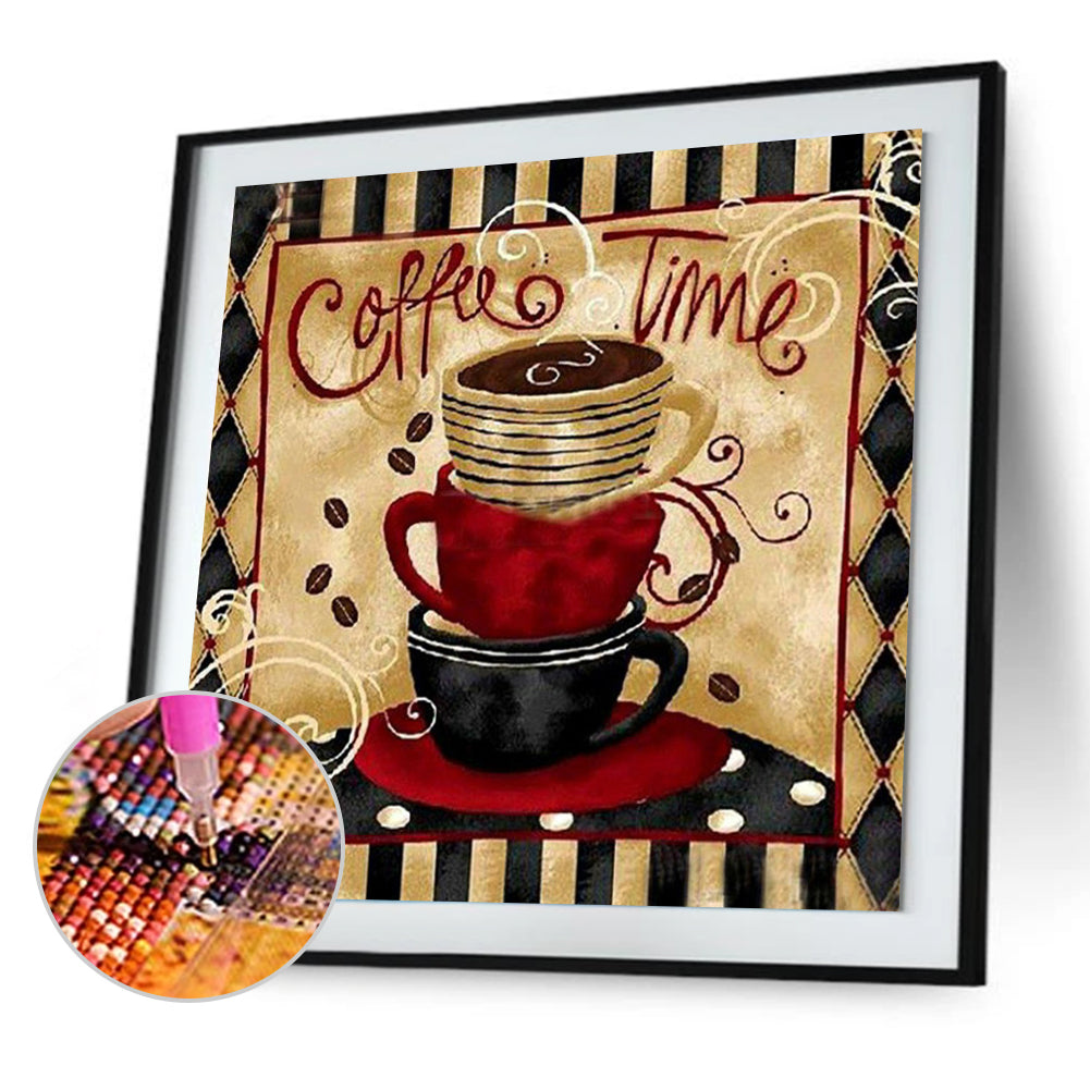 Coffee Cup - Full Square Drill Diamond Painting 30*30CM