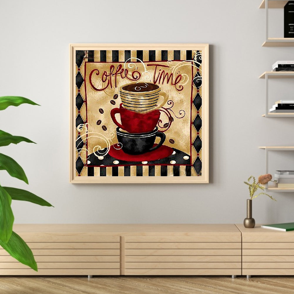 Coffee Cup - Full Square Drill Diamond Painting 30*30CM