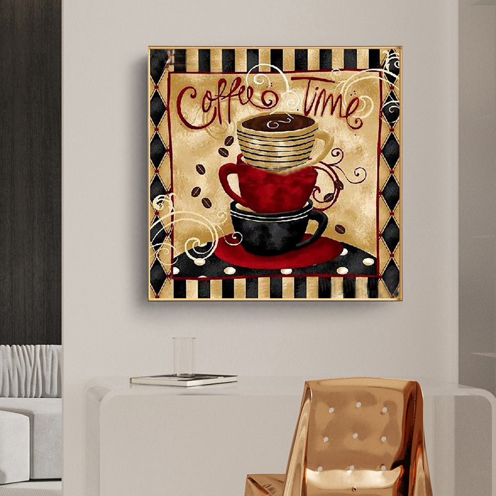 Coffee Cup - Full Square Drill Diamond Painting 30*30CM