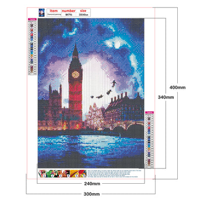 Big Ben - Full Round Drill Diamond Painting 30*40CM