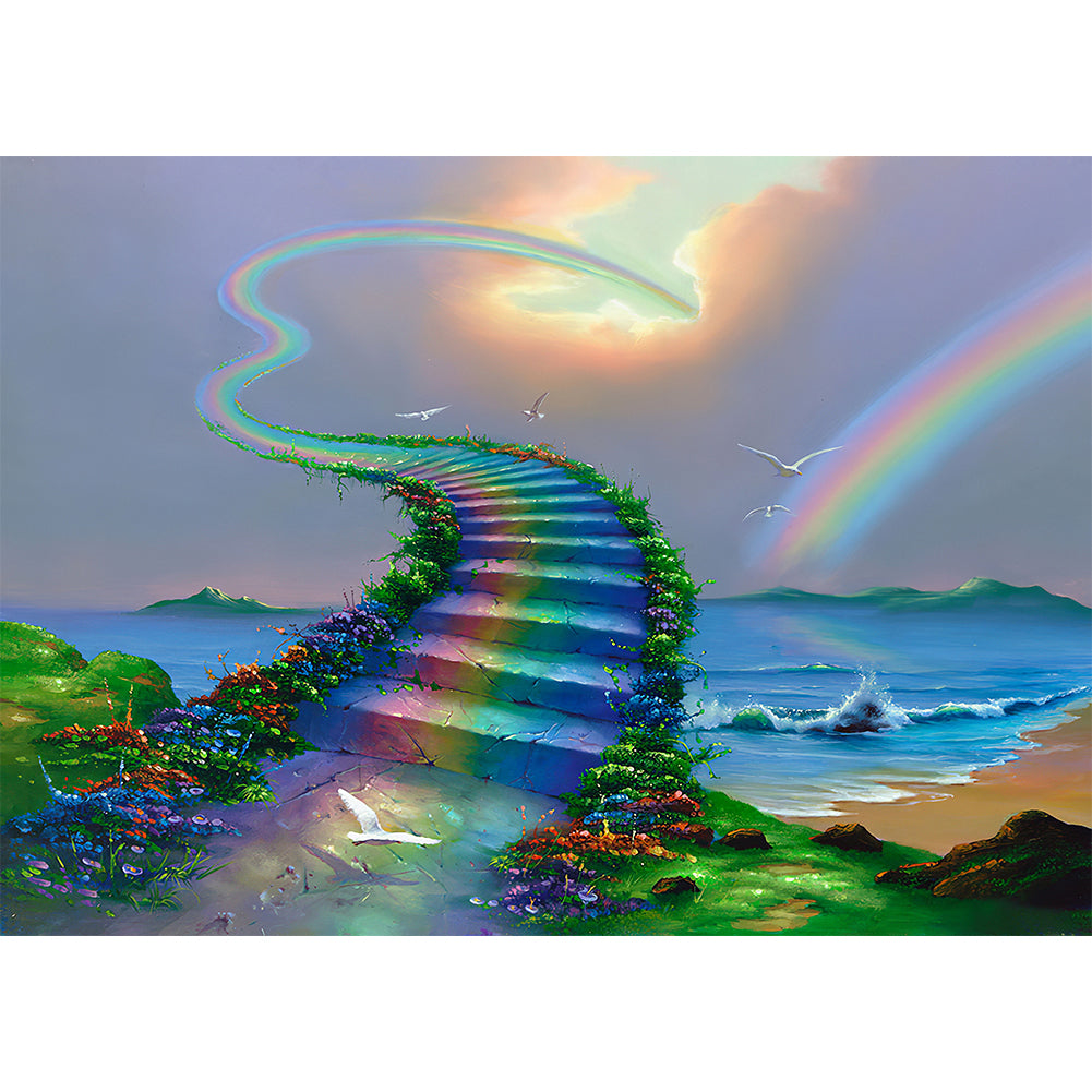Heaven Stairway - Full Round Drill Diamond Painting 40*30CM