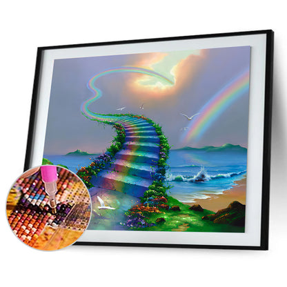 Heaven Stairway - Full Round Drill Diamond Painting 40*30CM