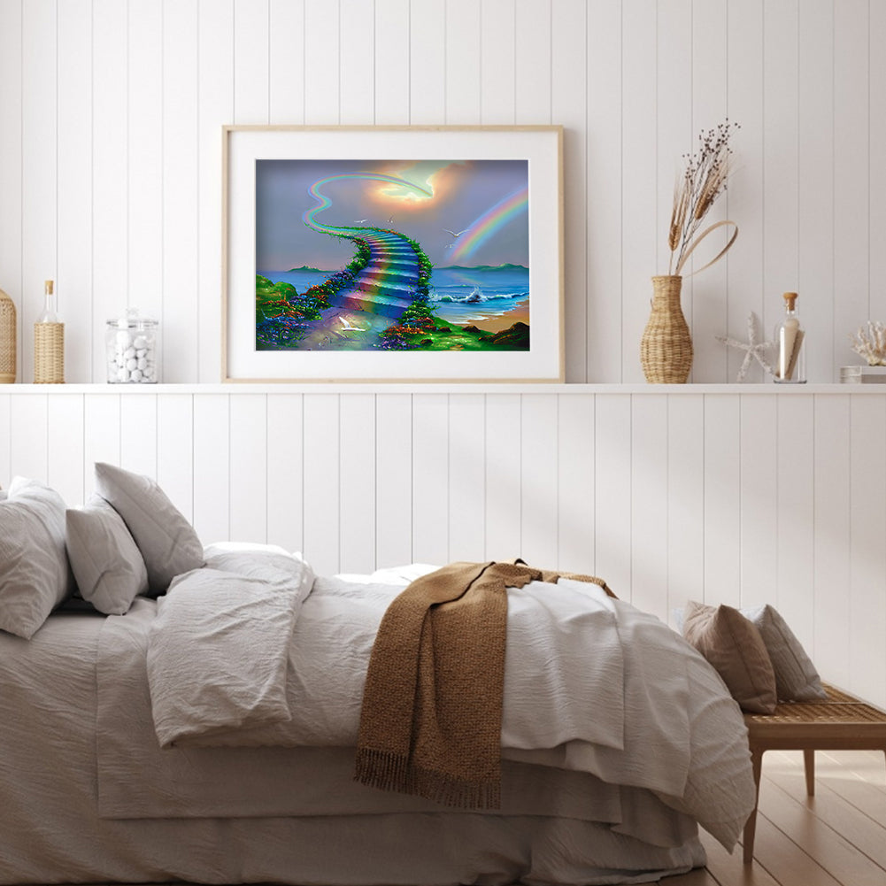 Heaven Stairway - Full Round Drill Diamond Painting 40*30CM