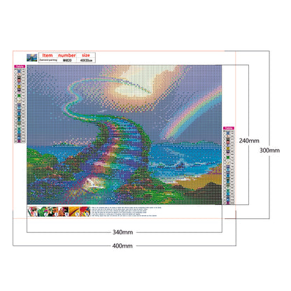 Heaven Stairway - Full Round Drill Diamond Painting 40*30CM