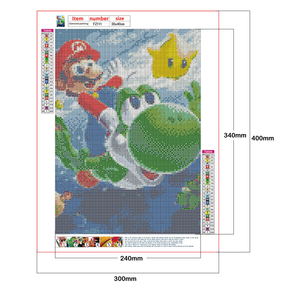 Cartoon Character - Full Square Drill Diamond Painting 30*40CM