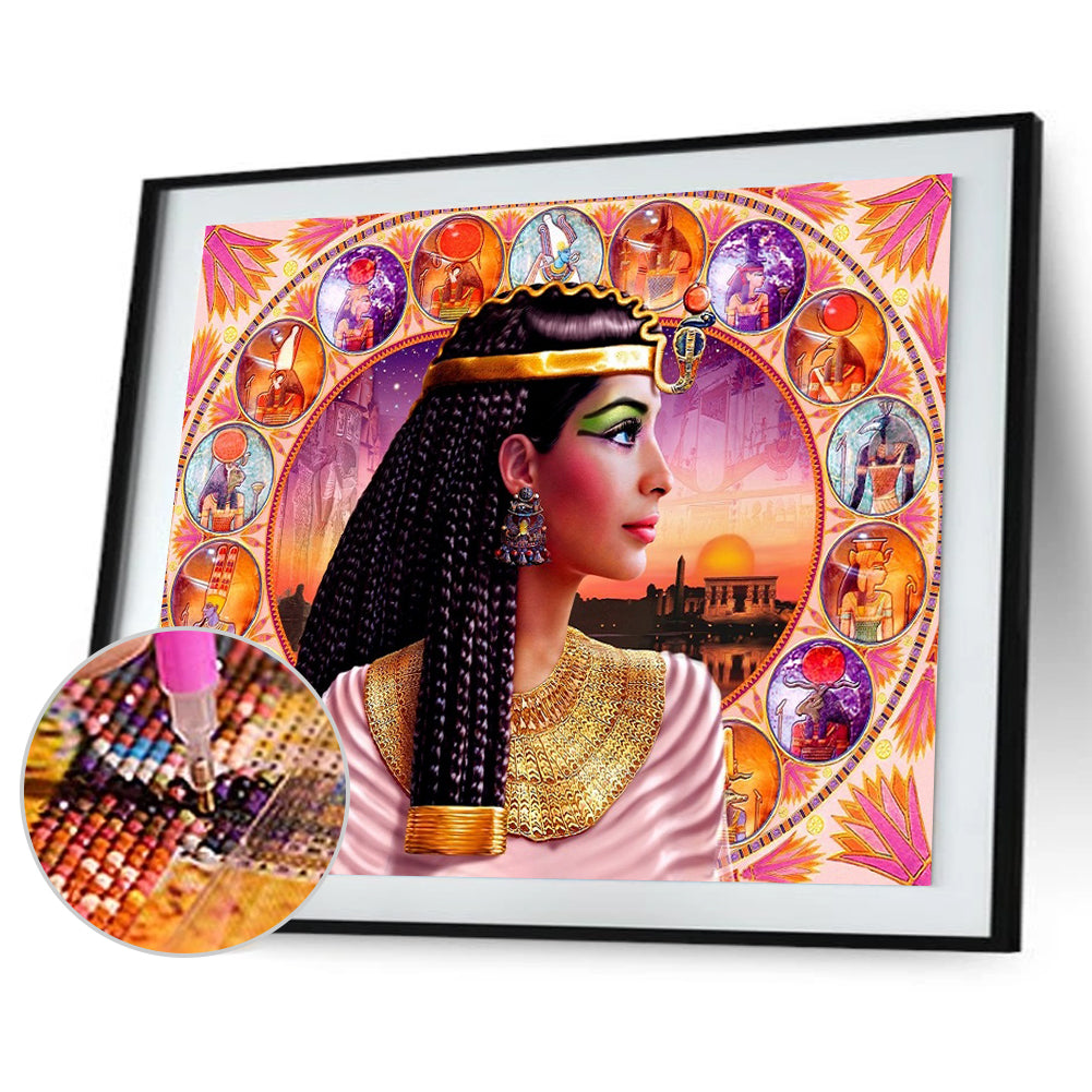 Cleopatra - Full Round Drill Diamond Painting 45*35CM