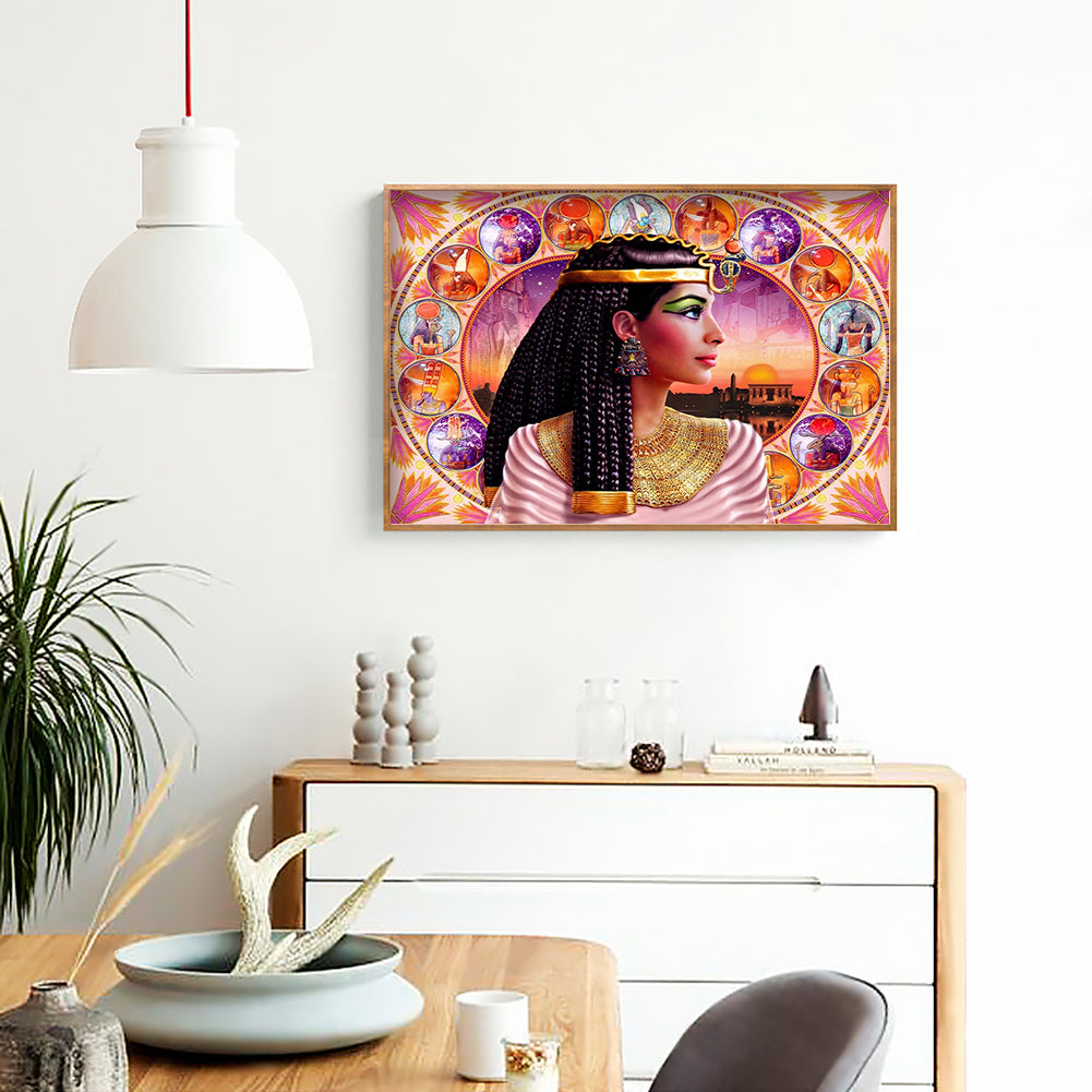 Cleopatra - Full Round Drill Diamond Painting 45*35CM