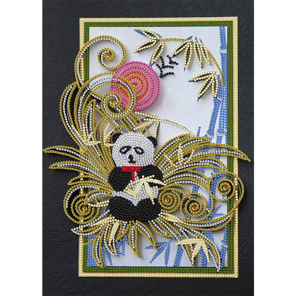 Panda - Special Shaped Drill Diamond Painting 30*40CM