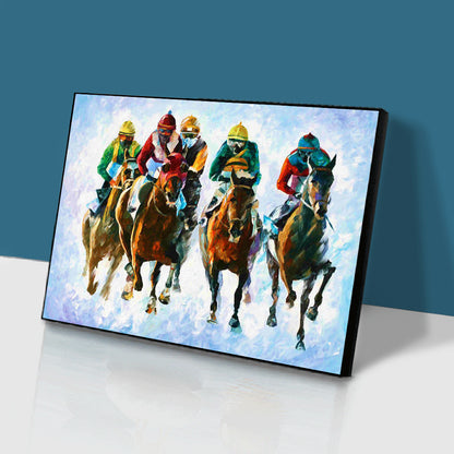 Horse Group - Full Round Drill Diamond Painting 40*30CM