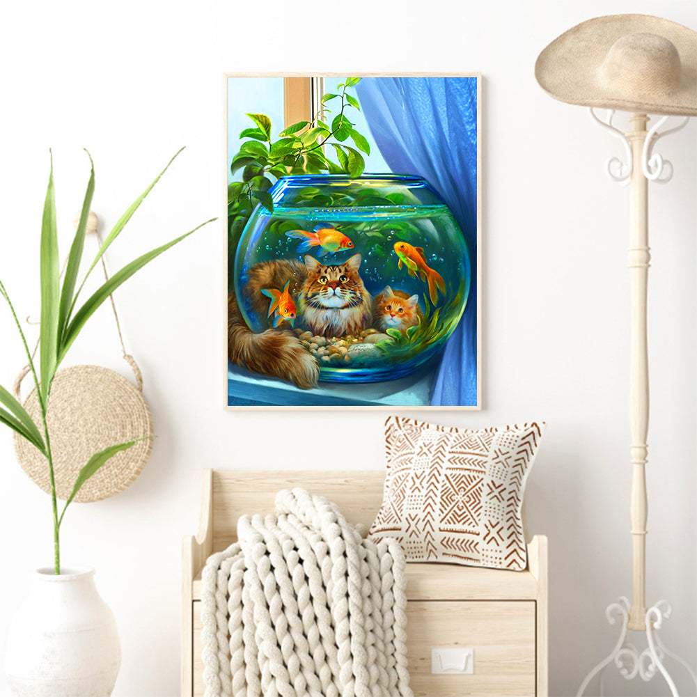 Mountain Landscape - Full Round Drill Diamond Painting 30*40CM