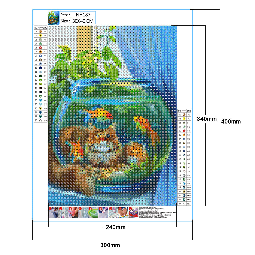 Mountain Landscape - Full Round Drill Diamond Painting 30*40CM