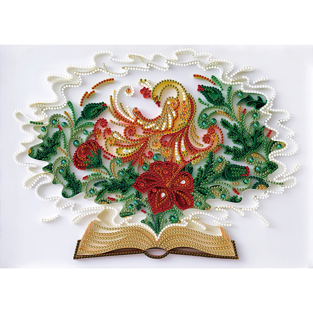 Phoenix Books - Special Shaped Drill Diamond Painting 40*30CM