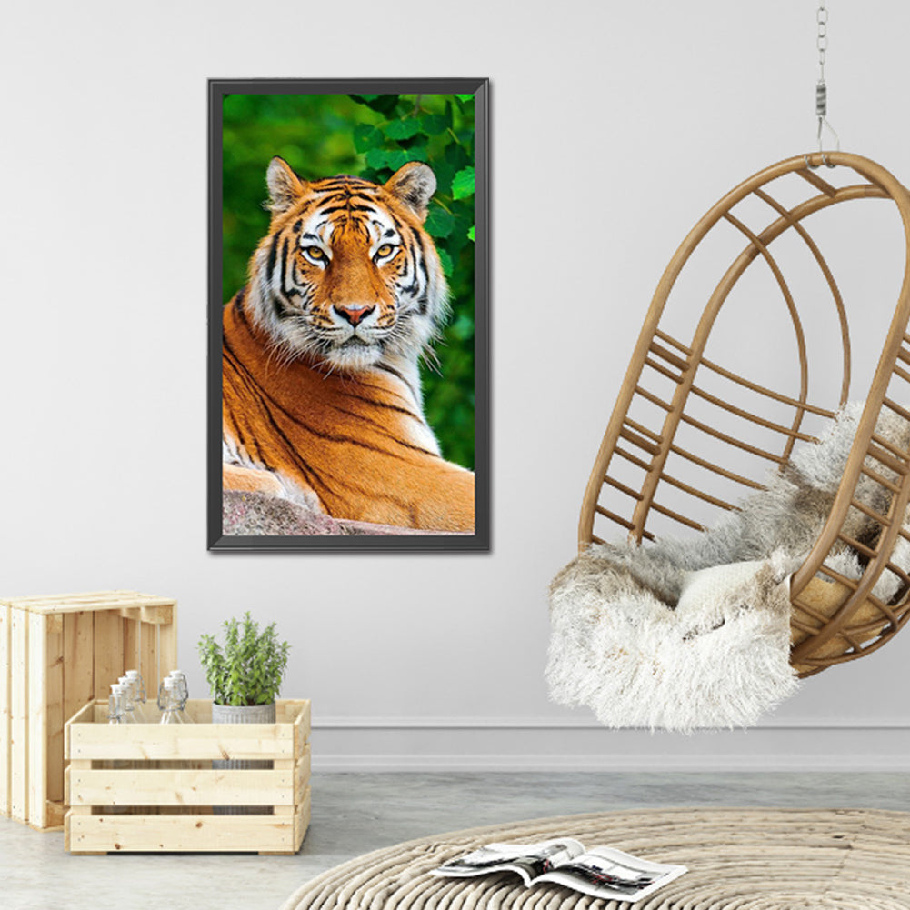 Tiger - Full Round Drill Diamond Painting 40*70CM